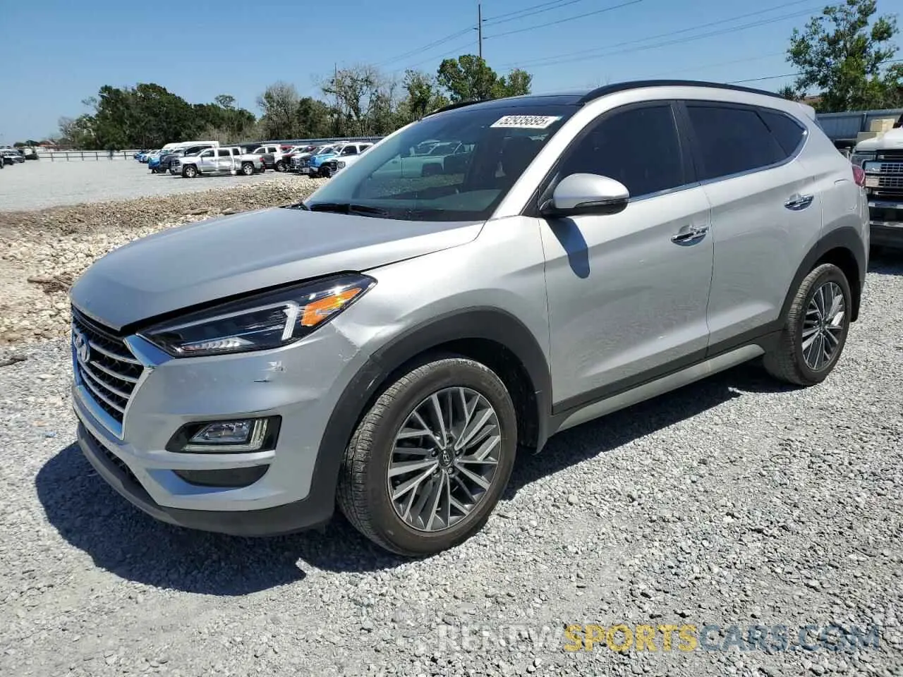 1 Photograph of a damaged car KM8J33AL7MU306113 HYUNDAI TUCSON 2021