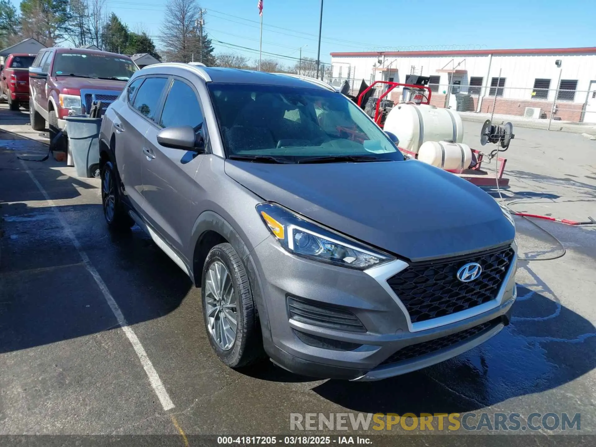 1 Photograph of a damaged car KM8J33AL7MU325387 HYUNDAI TUCSON 2021