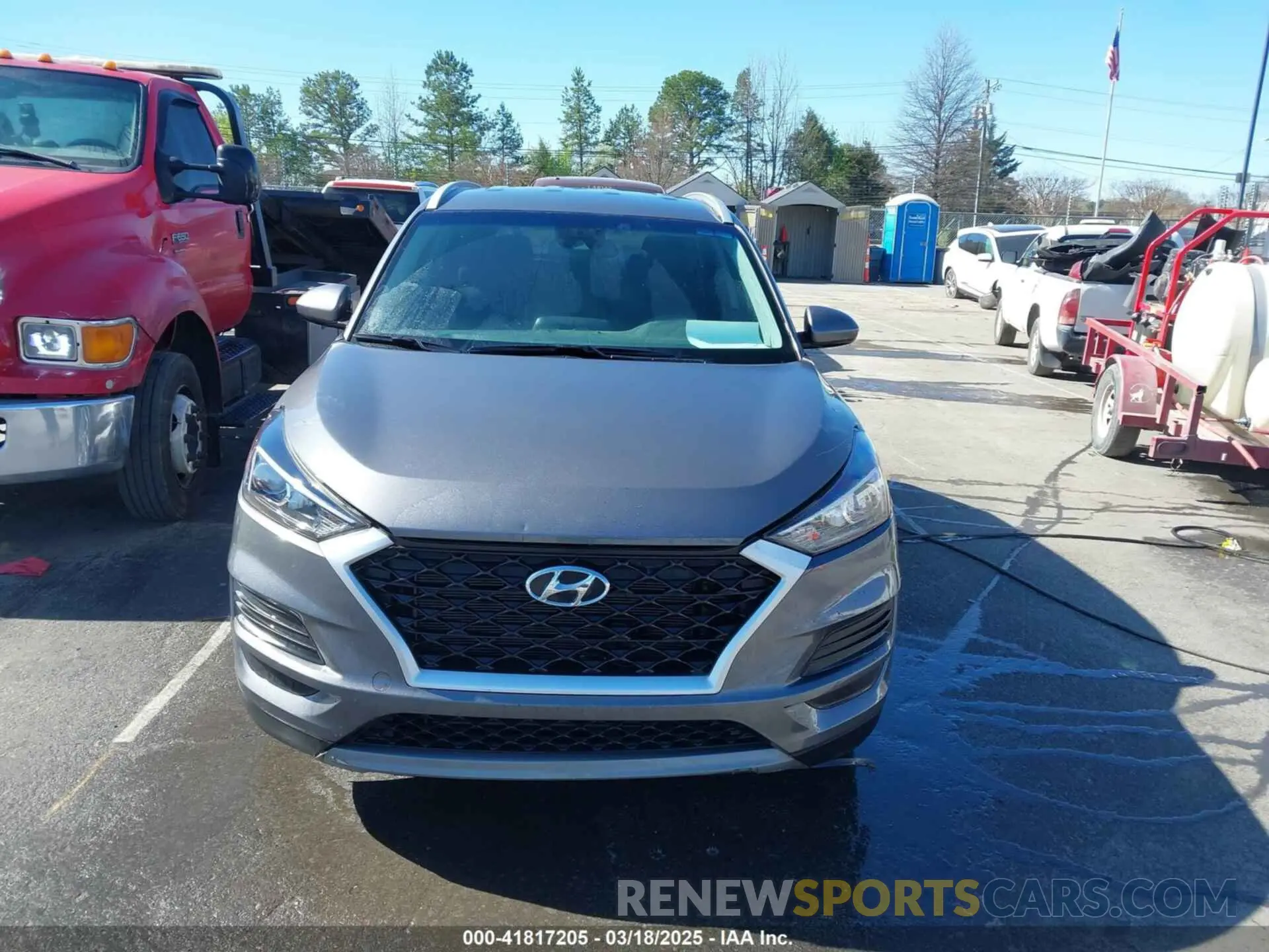 13 Photograph of a damaged car KM8J33AL7MU325387 HYUNDAI TUCSON 2021
