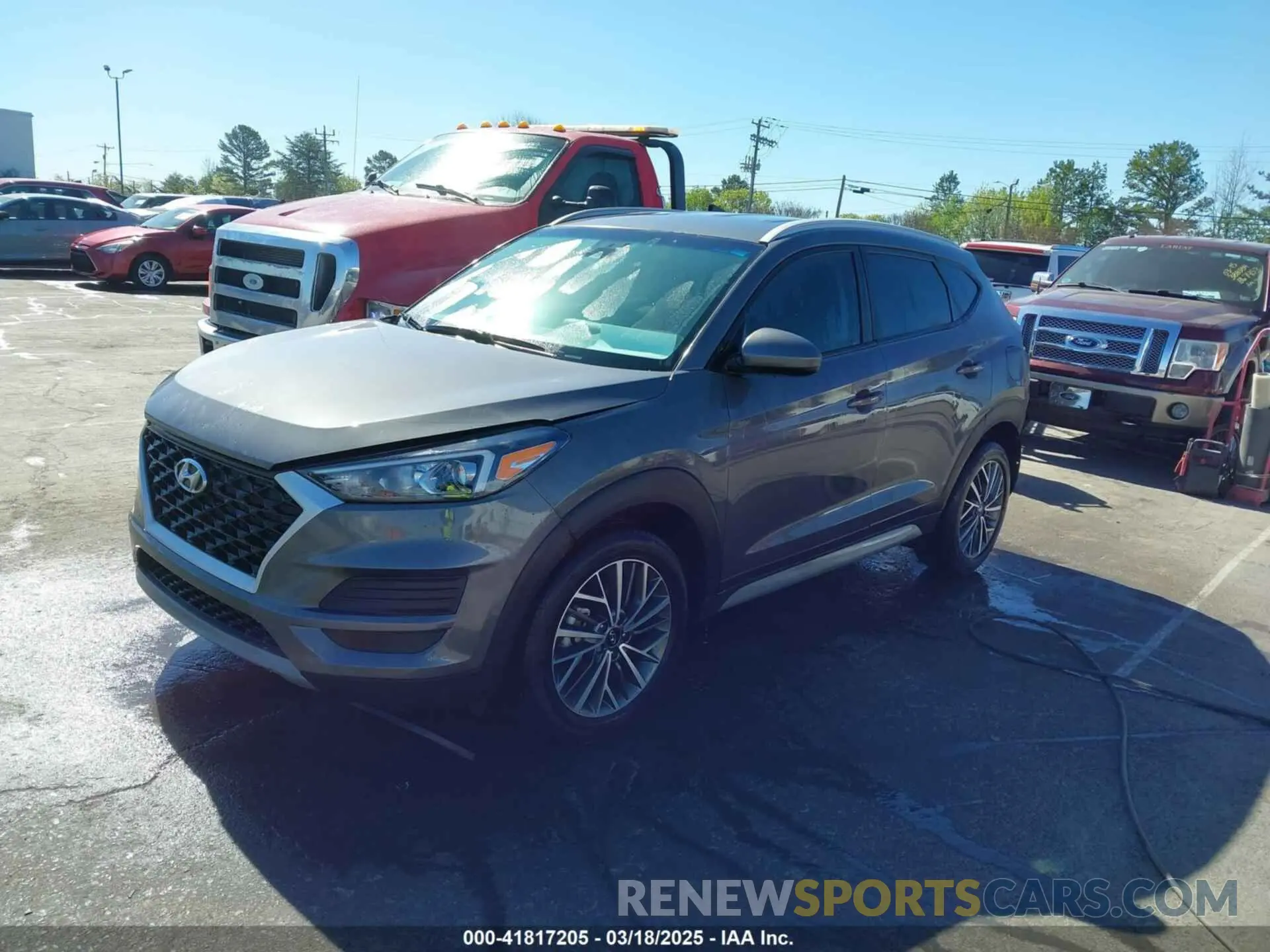 2 Photograph of a damaged car KM8J33AL7MU325387 HYUNDAI TUCSON 2021