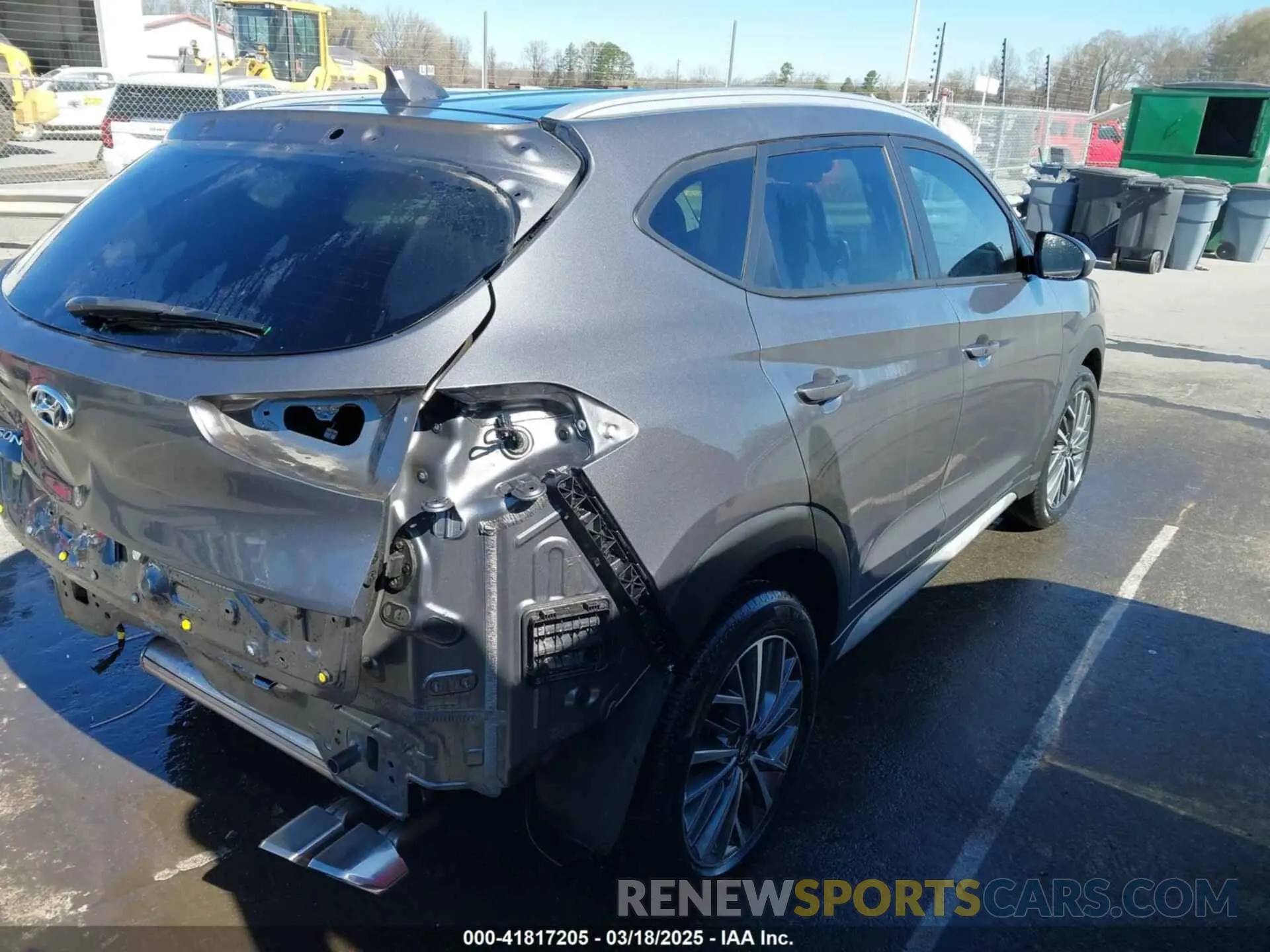 4 Photograph of a damaged car KM8J33AL7MU325387 HYUNDAI TUCSON 2021
