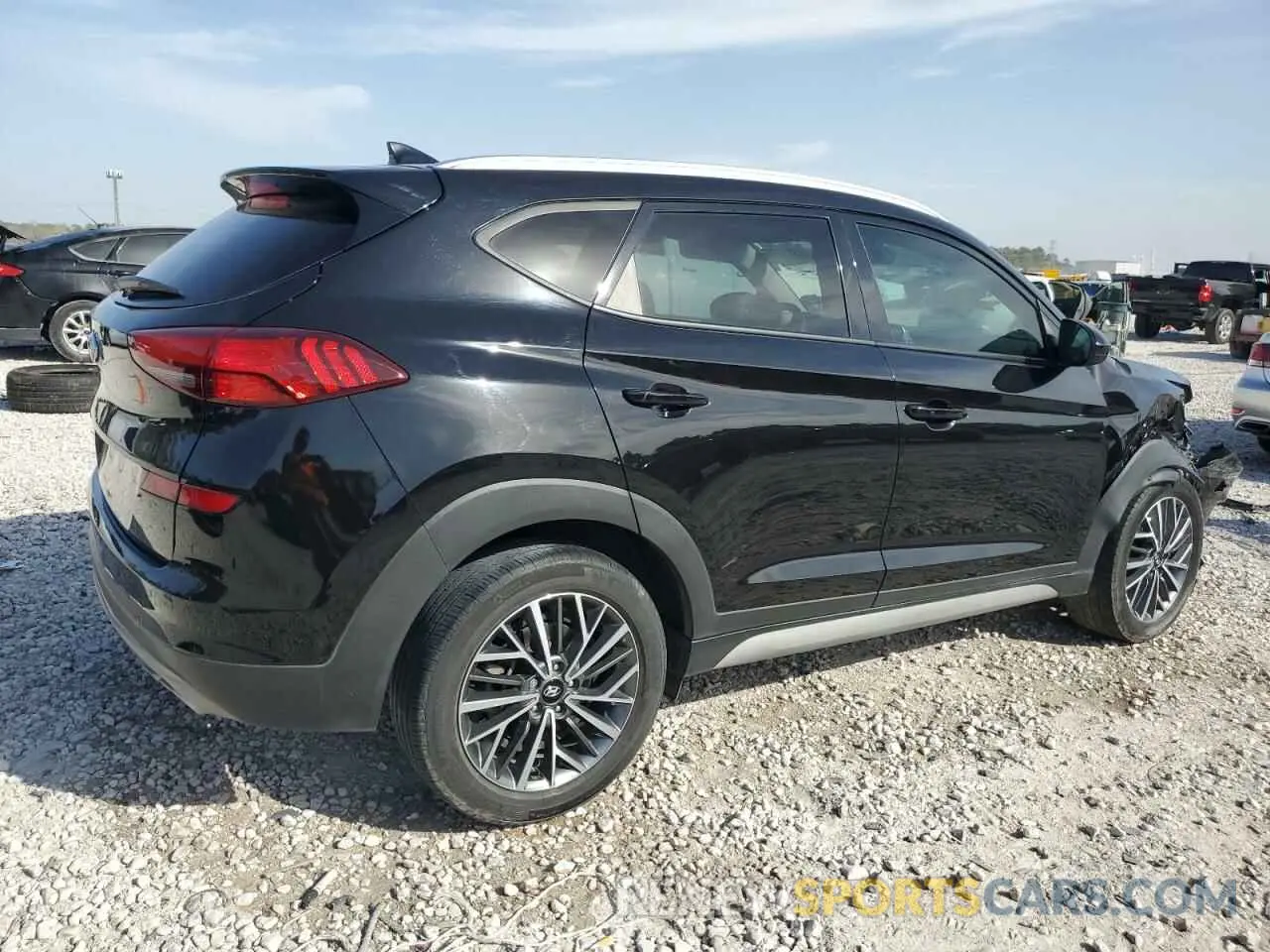 3 Photograph of a damaged car KM8J33AL7MU411783 HYUNDAI TUCSON 2021