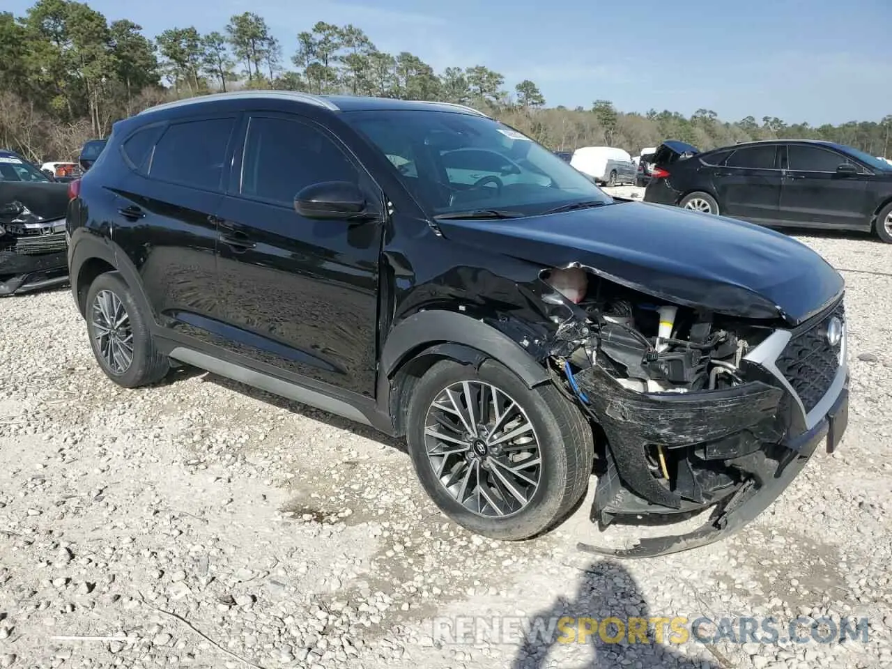 4 Photograph of a damaged car KM8J33AL7MU411783 HYUNDAI TUCSON 2021