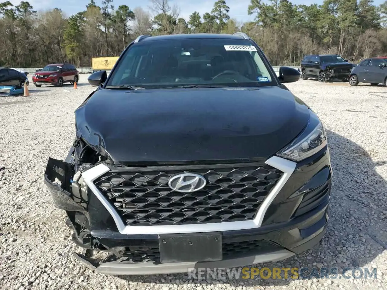 5 Photograph of a damaged car KM8J33AL7MU411783 HYUNDAI TUCSON 2021
