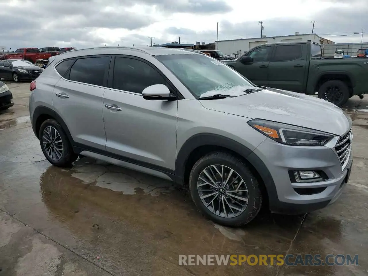 4 Photograph of a damaged car KM8J33AL8MU372248 HYUNDAI TUCSON 2021