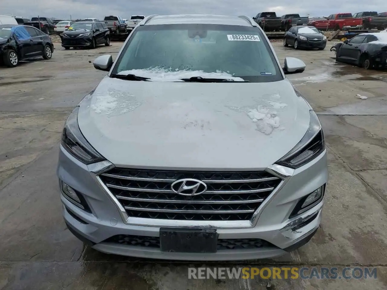 5 Photograph of a damaged car KM8J33AL8MU372248 HYUNDAI TUCSON 2021