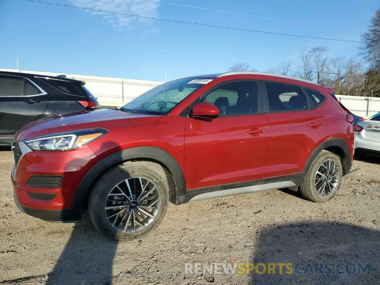 1 Photograph of a damaged car KM8J33AL8MU391804 HYUNDAI TUCSON 2021