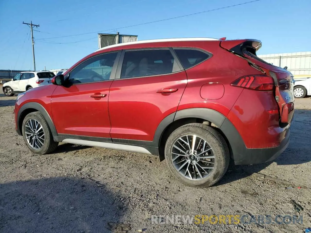 2 Photograph of a damaged car KM8J33AL8MU391804 HYUNDAI TUCSON 2021