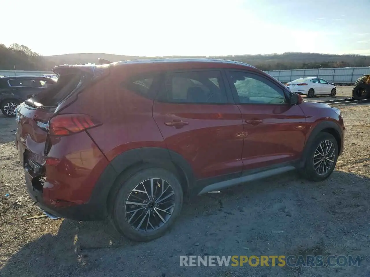 3 Photograph of a damaged car KM8J33AL8MU391804 HYUNDAI TUCSON 2021