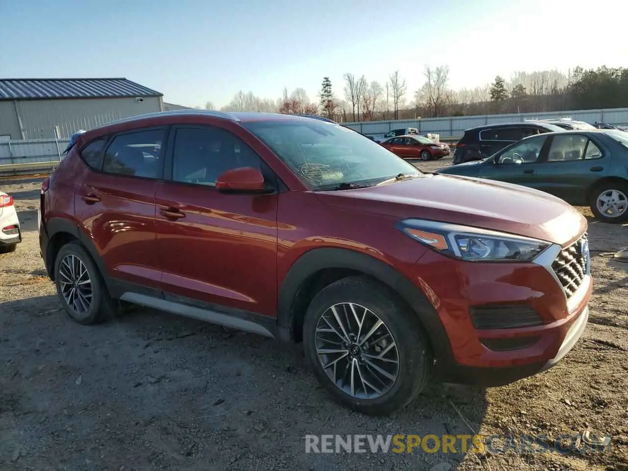 4 Photograph of a damaged car KM8J33AL8MU391804 HYUNDAI TUCSON 2021