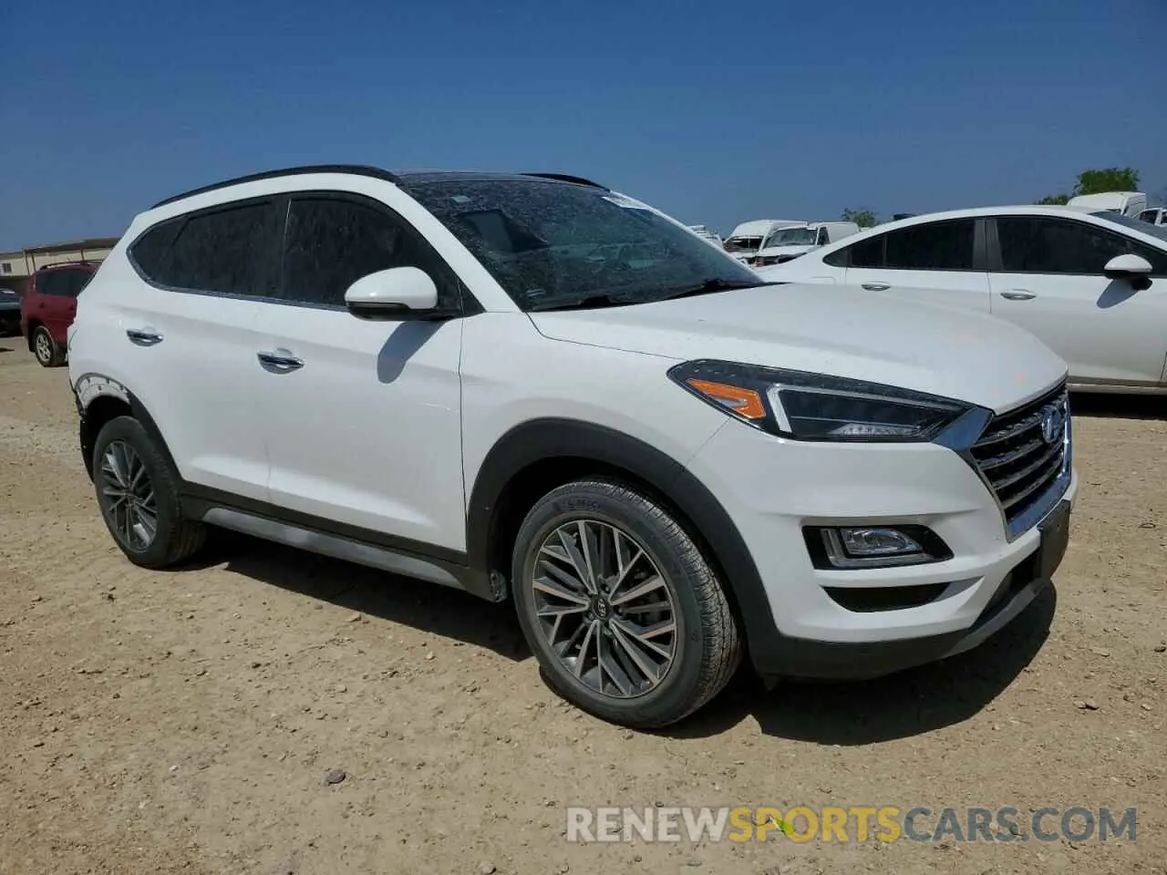 4 Photograph of a damaged car KM8J33AL9MU304931 HYUNDAI TUCSON 2021