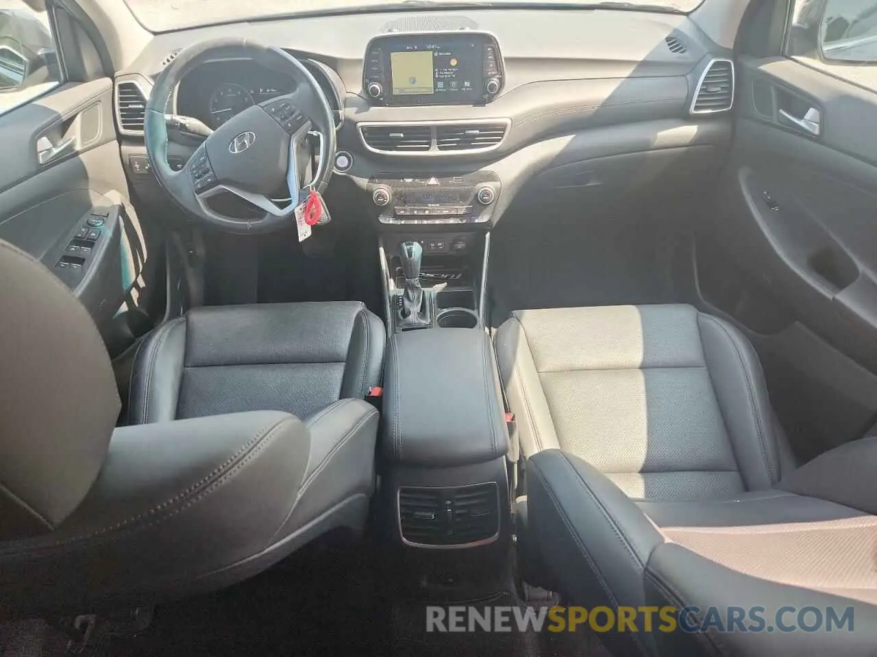 8 Photograph of a damaged car KM8J33AL9MU343048 HYUNDAI TUCSON 2021