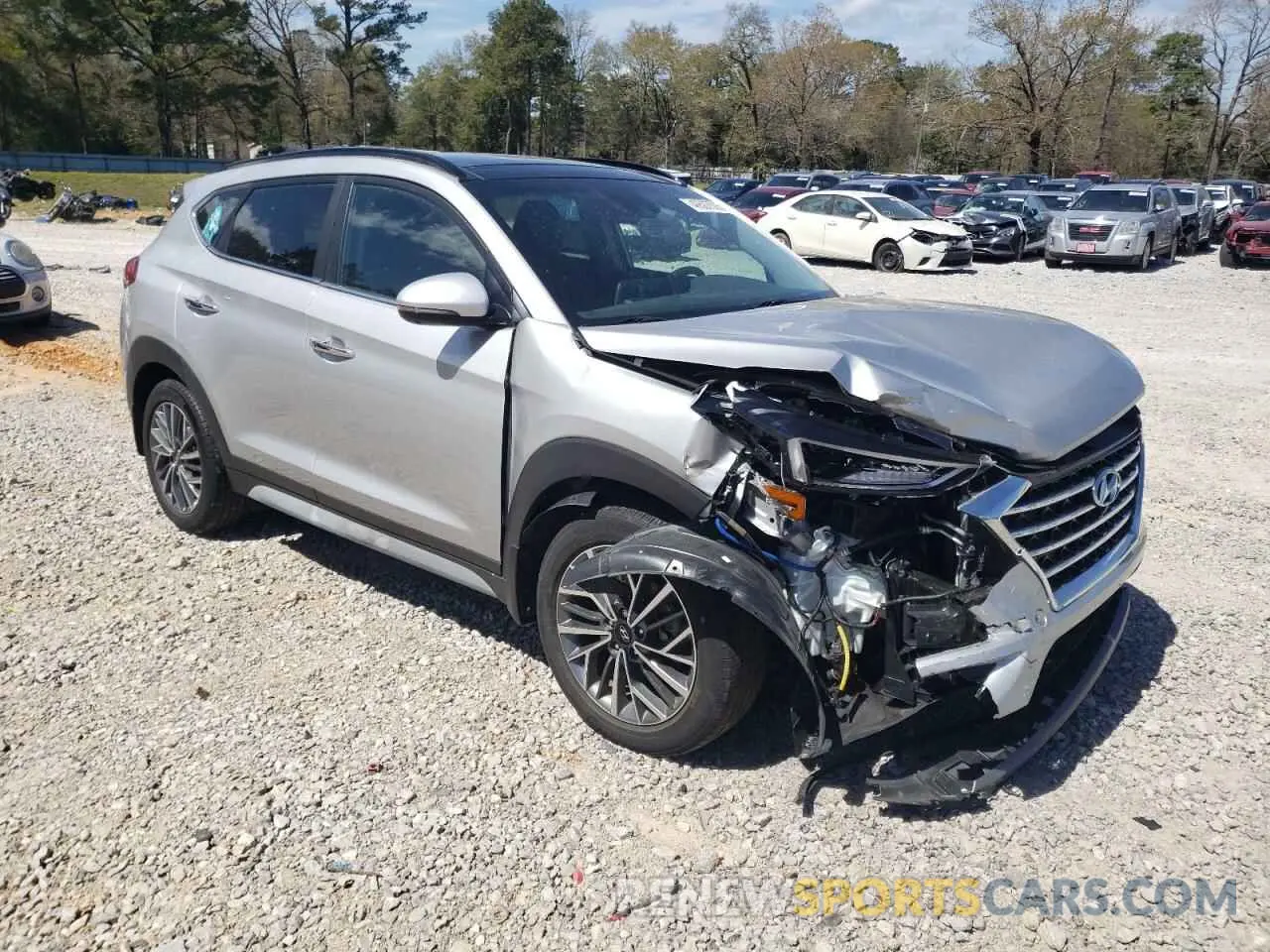4 Photograph of a damaged car KM8J33AL9MU343812 HYUNDAI TUCSON 2021
