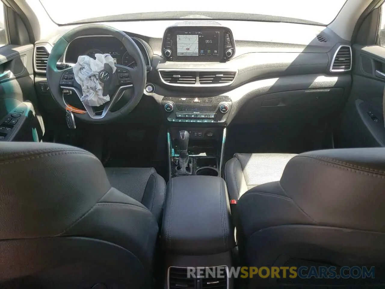 8 Photograph of a damaged car KM8J33AL9MU343812 HYUNDAI TUCSON 2021