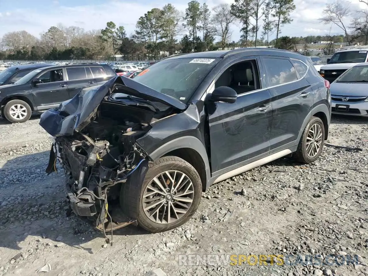 1 Photograph of a damaged car KM8J33ALXMU284138 HYUNDAI TUCSON 2021