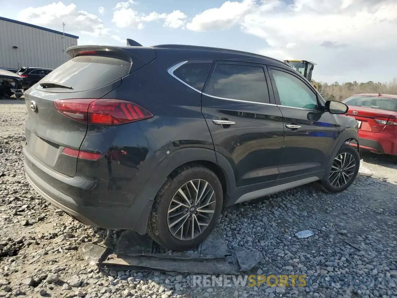 3 Photograph of a damaged car KM8J33ALXMU284138 HYUNDAI TUCSON 2021