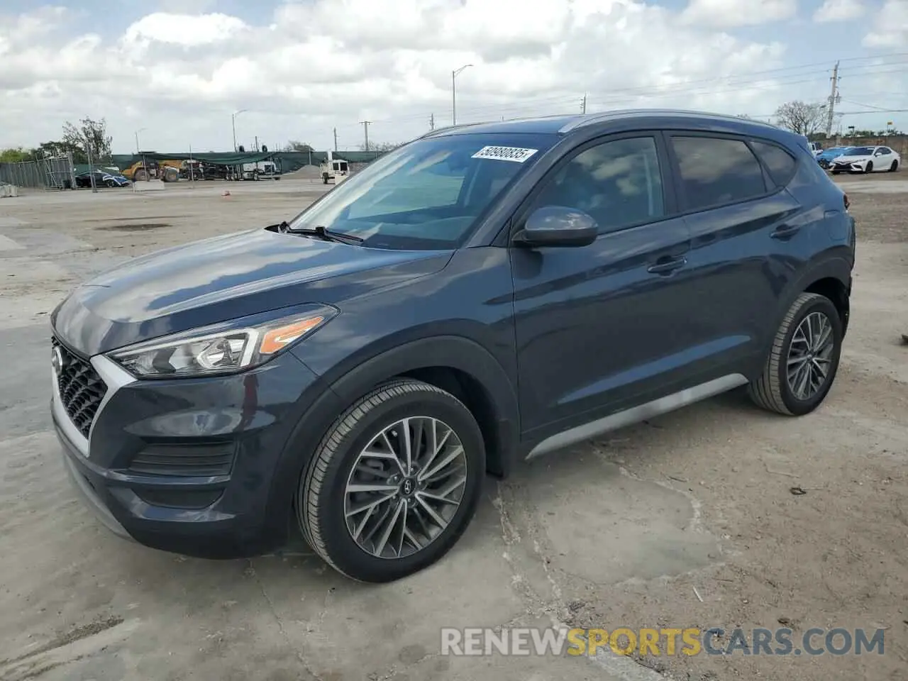 1 Photograph of a damaged car KM8J33ALXMU304744 HYUNDAI TUCSON 2021