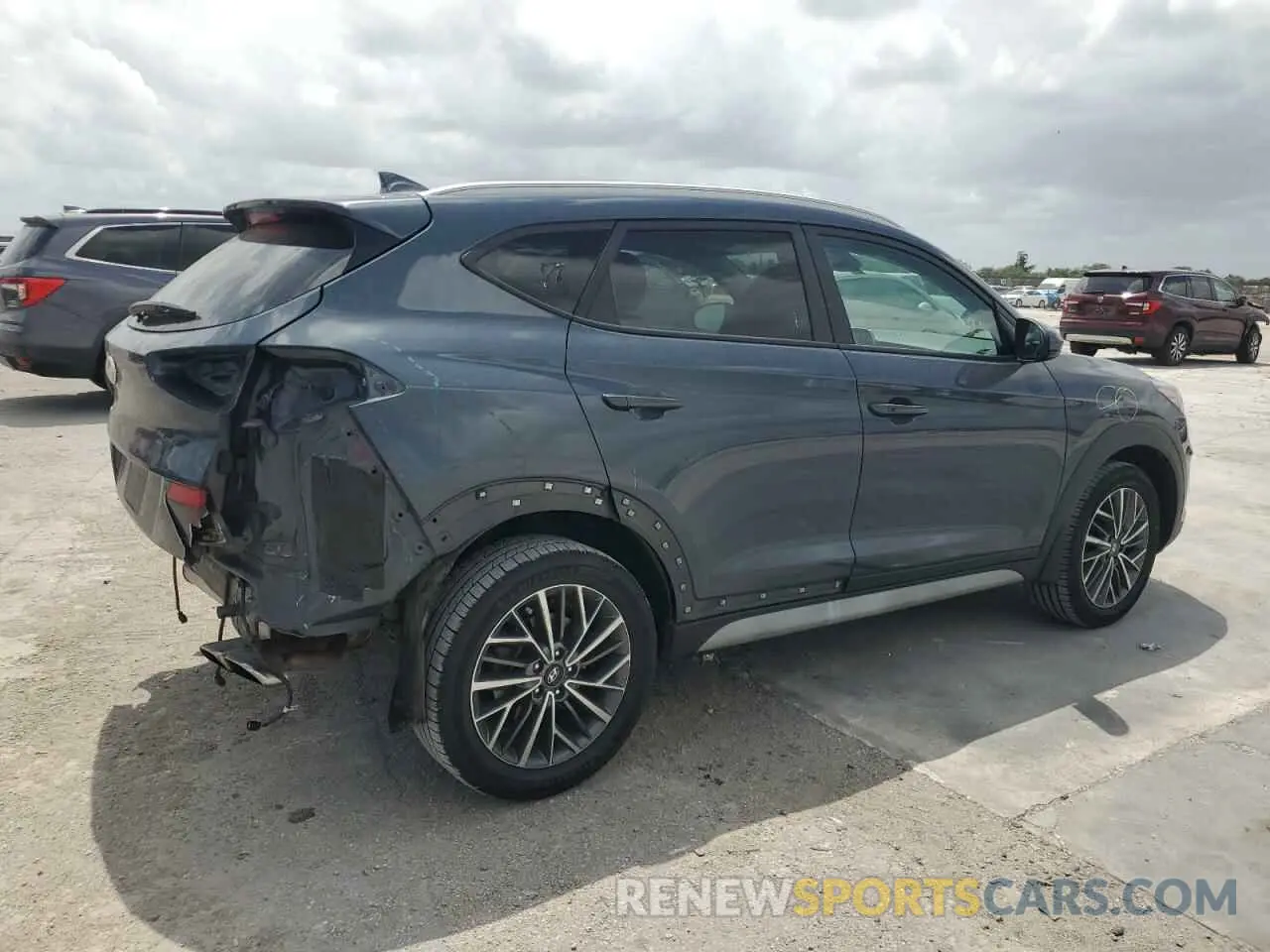 3 Photograph of a damaged car KM8J33ALXMU304744 HYUNDAI TUCSON 2021