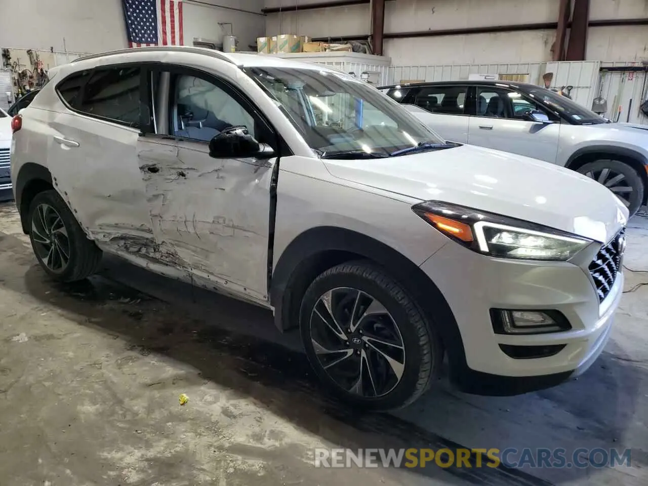 4 Photograph of a damaged car KM8J33ALXMU312794 HYUNDAI TUCSON 2021