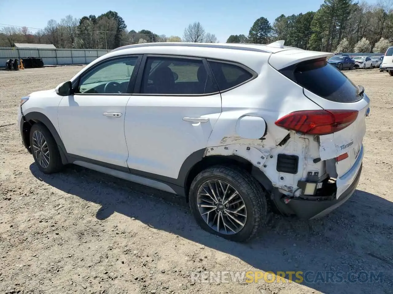 2 Photograph of a damaged car KM8J33ALXMU341731 HYUNDAI TUCSON 2021