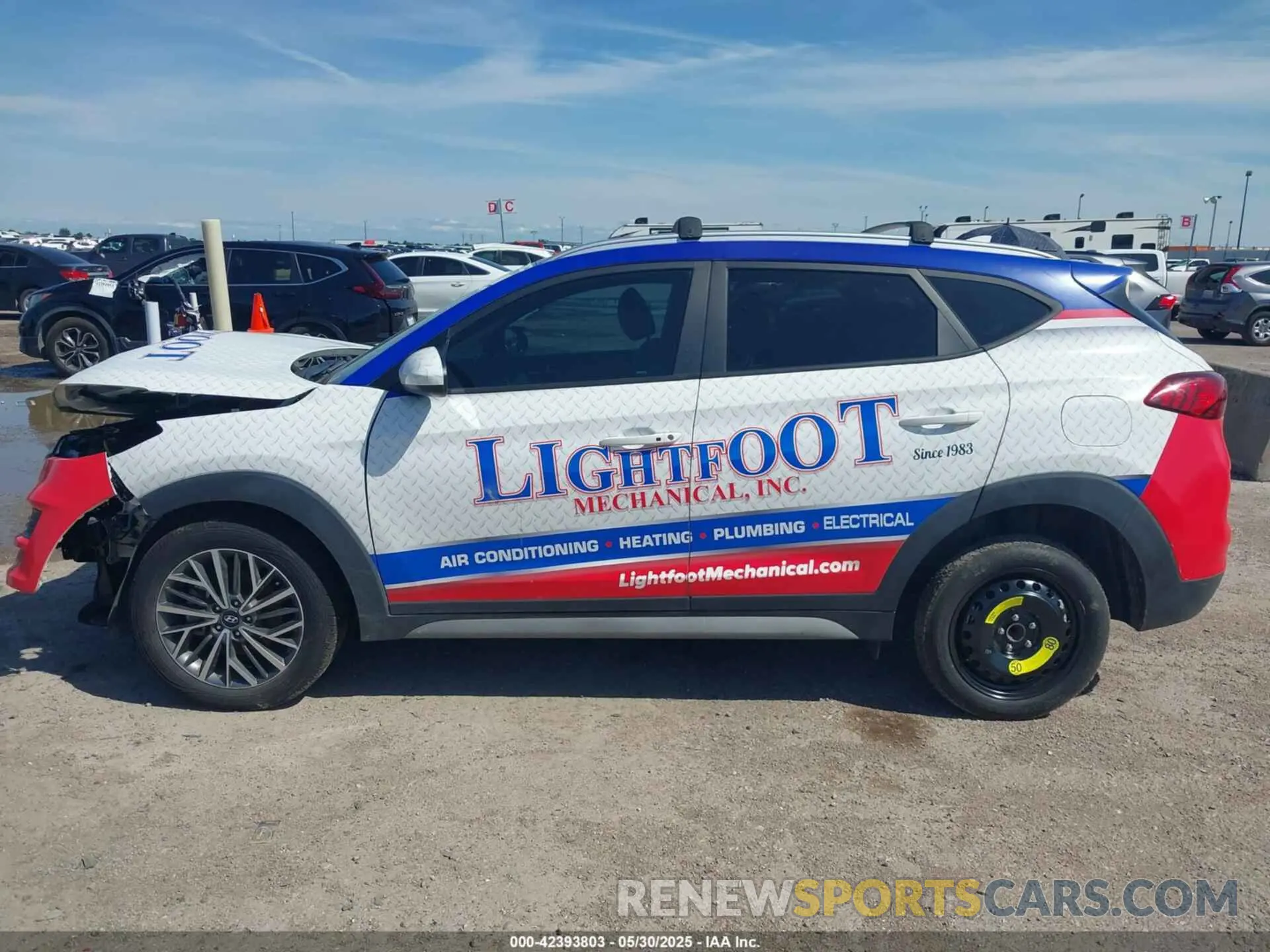 14 Photograph of a damaged car KM8J33ALXMU344712 HYUNDAI TUCSON 2021