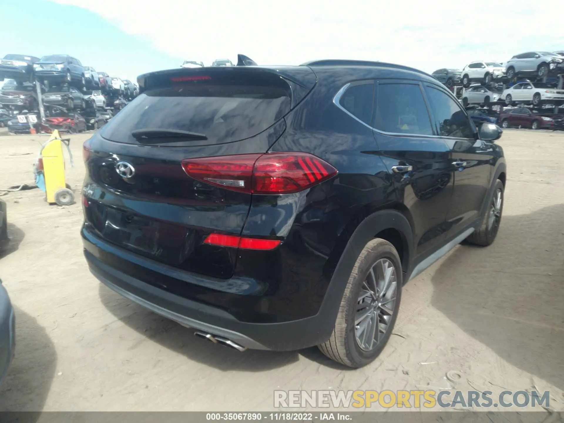 4 Photograph of a damaged car KM8J33ALXMU380755 HYUNDAI TUCSON 2021