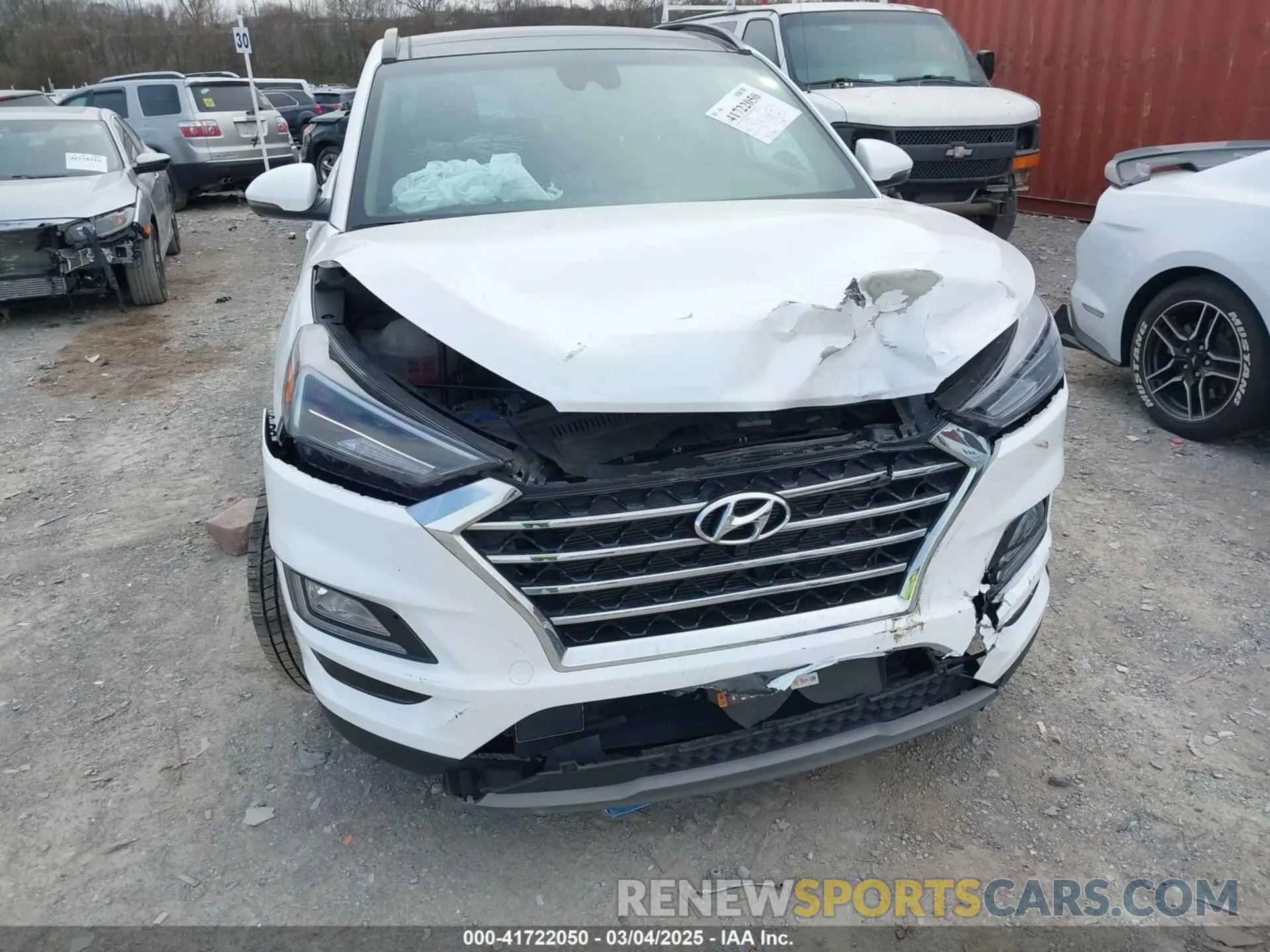 6 Photograph of a damaged car KM8J33ALXMU385020 HYUNDAI TUCSON 2021