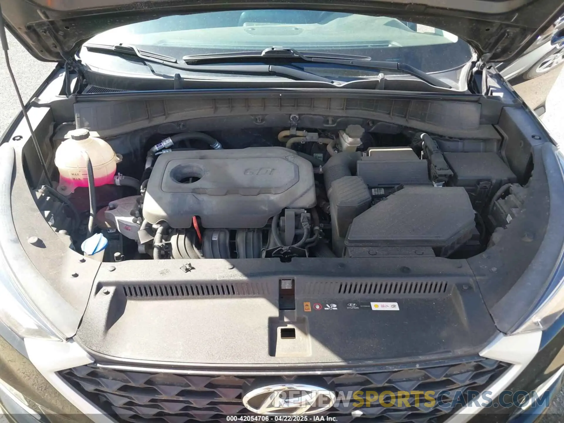 10 Photograph of a damaged car KM8J33ALXMU407601 HYUNDAI TUCSON 2021
