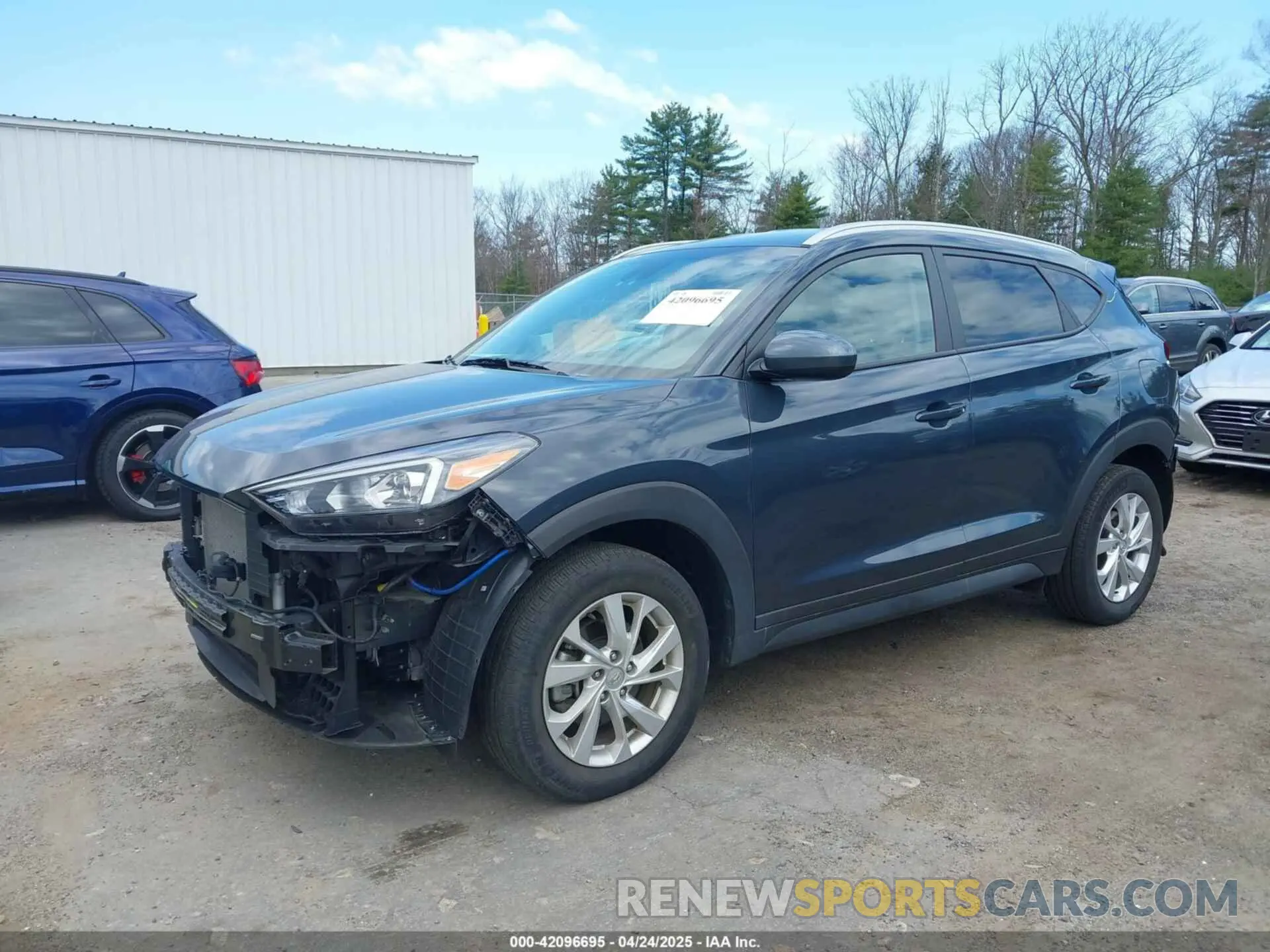 2 Photograph of a damaged car KM8J3CA41MU367997 HYUNDAI TUCSON 2021