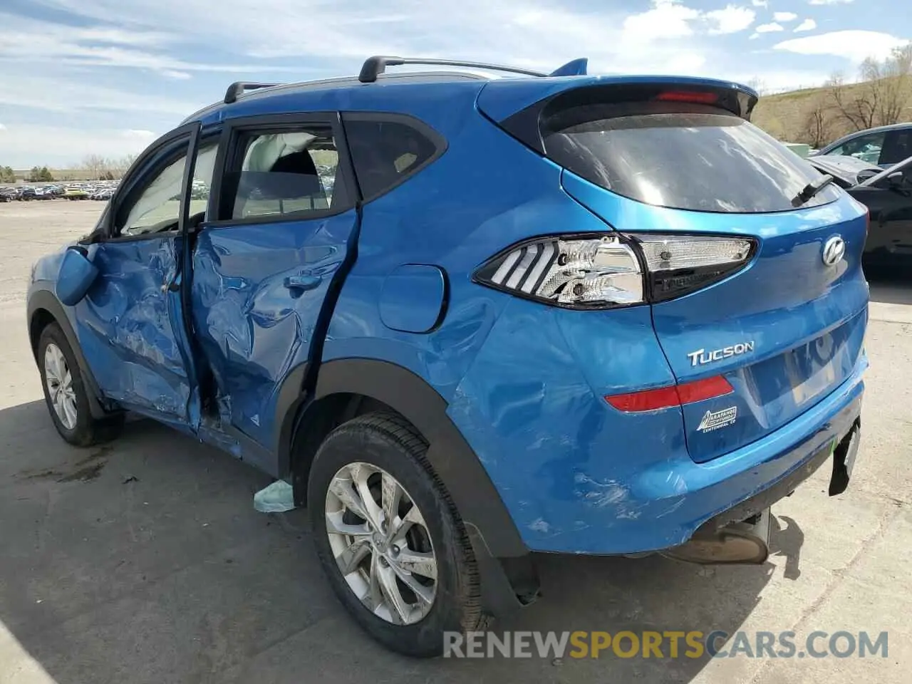 2 Photograph of a damaged car KM8J3CA44MU323251 HYUNDAI TUCSON 2021