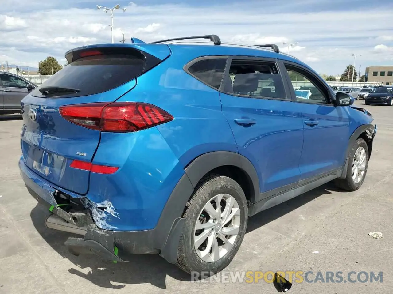 3 Photograph of a damaged car KM8J3CA44MU323251 HYUNDAI TUCSON 2021