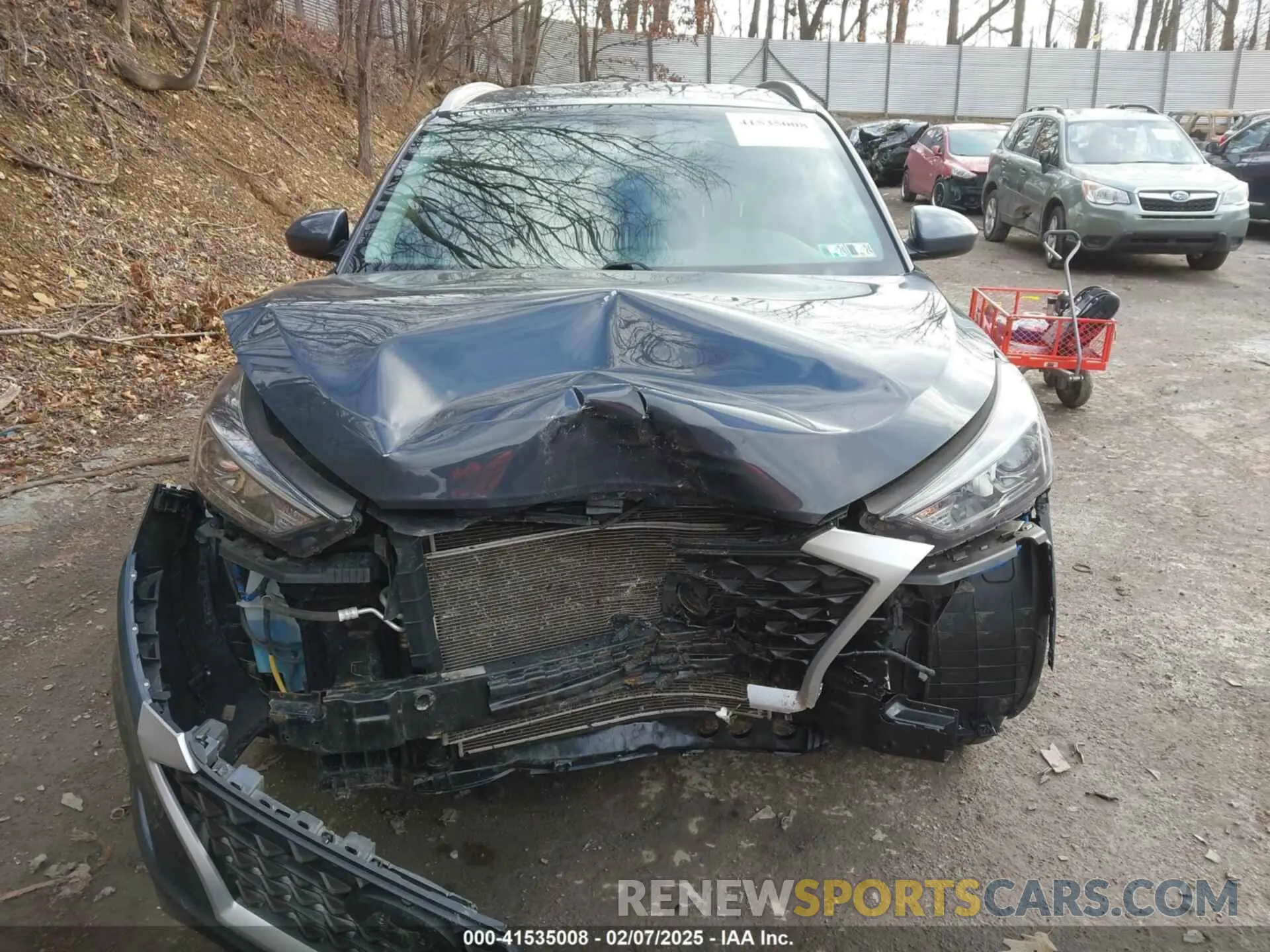 12 Photograph of a damaged car KM8J3CA44MU344679 HYUNDAI TUCSON 2021