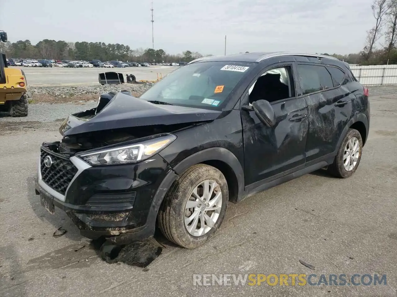 1 Photograph of a damaged car KM8J3CA44MU366813 HYUNDAI TUCSON 2021
