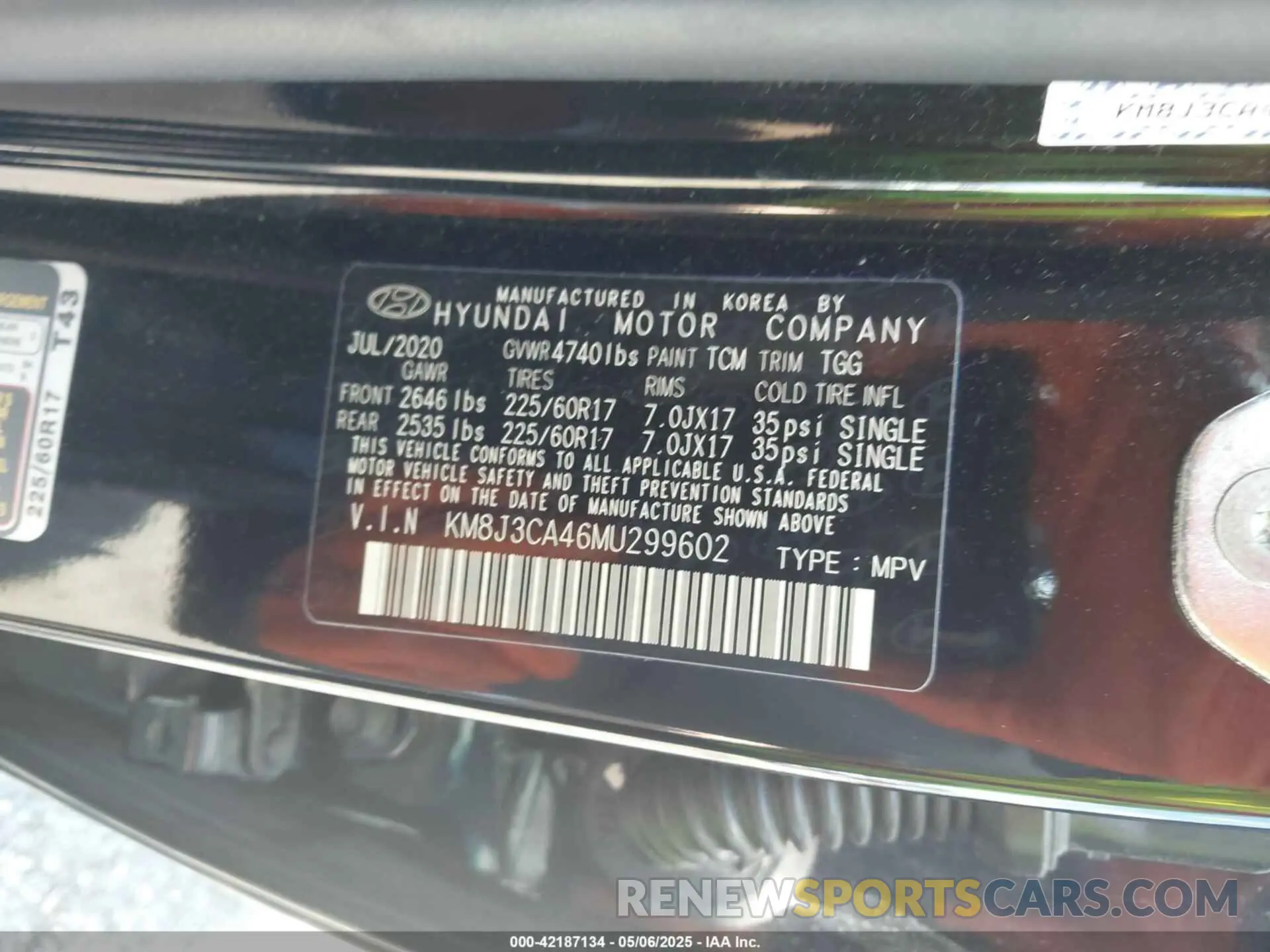 9 Photograph of a damaged car KM8J3CA46MU299602 HYUNDAI TUCSON 2021