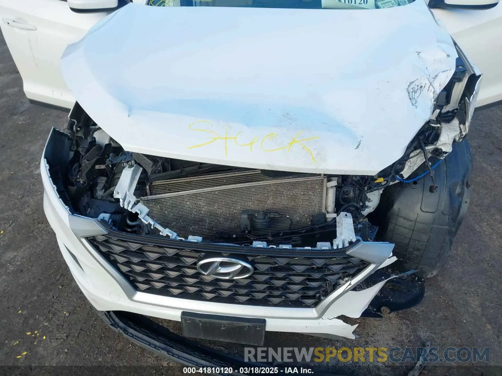 10 Photograph of a damaged car KM8J3CA46MU387064 HYUNDAI TUCSON 2021