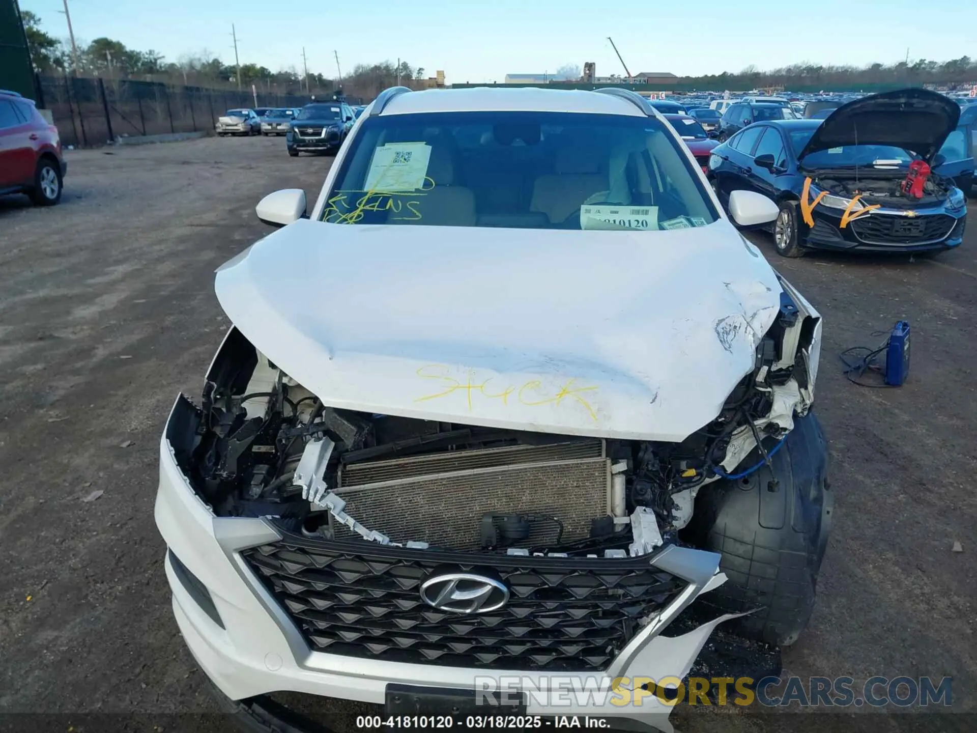 12 Photograph of a damaged car KM8J3CA46MU387064 HYUNDAI TUCSON 2021