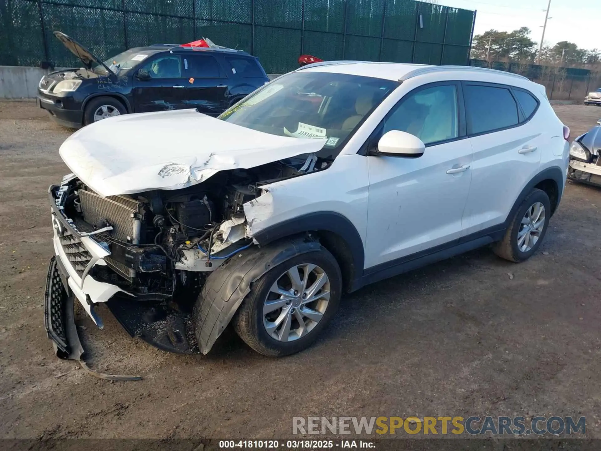 2 Photograph of a damaged car KM8J3CA46MU387064 HYUNDAI TUCSON 2021