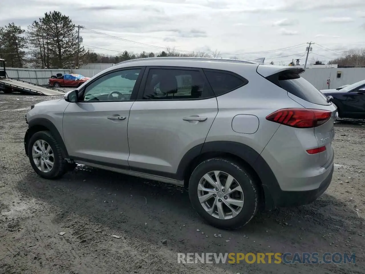 2 Photograph of a damaged car KM8J3CA47MU343929 HYUNDAI TUCSON 2021