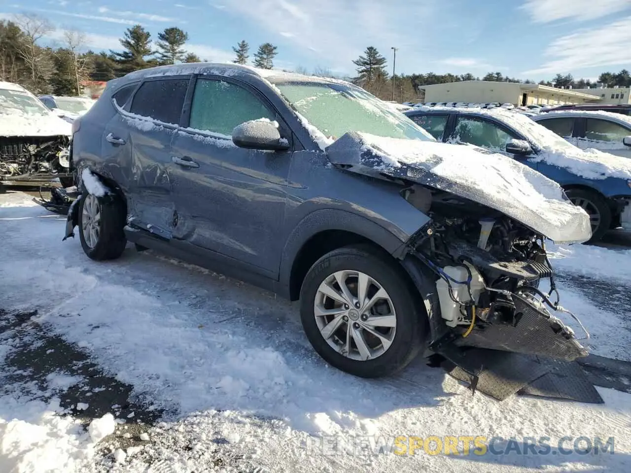 4 Photograph of a damaged car KM8J3CA47MU383329 HYUNDAI TUCSON 2021