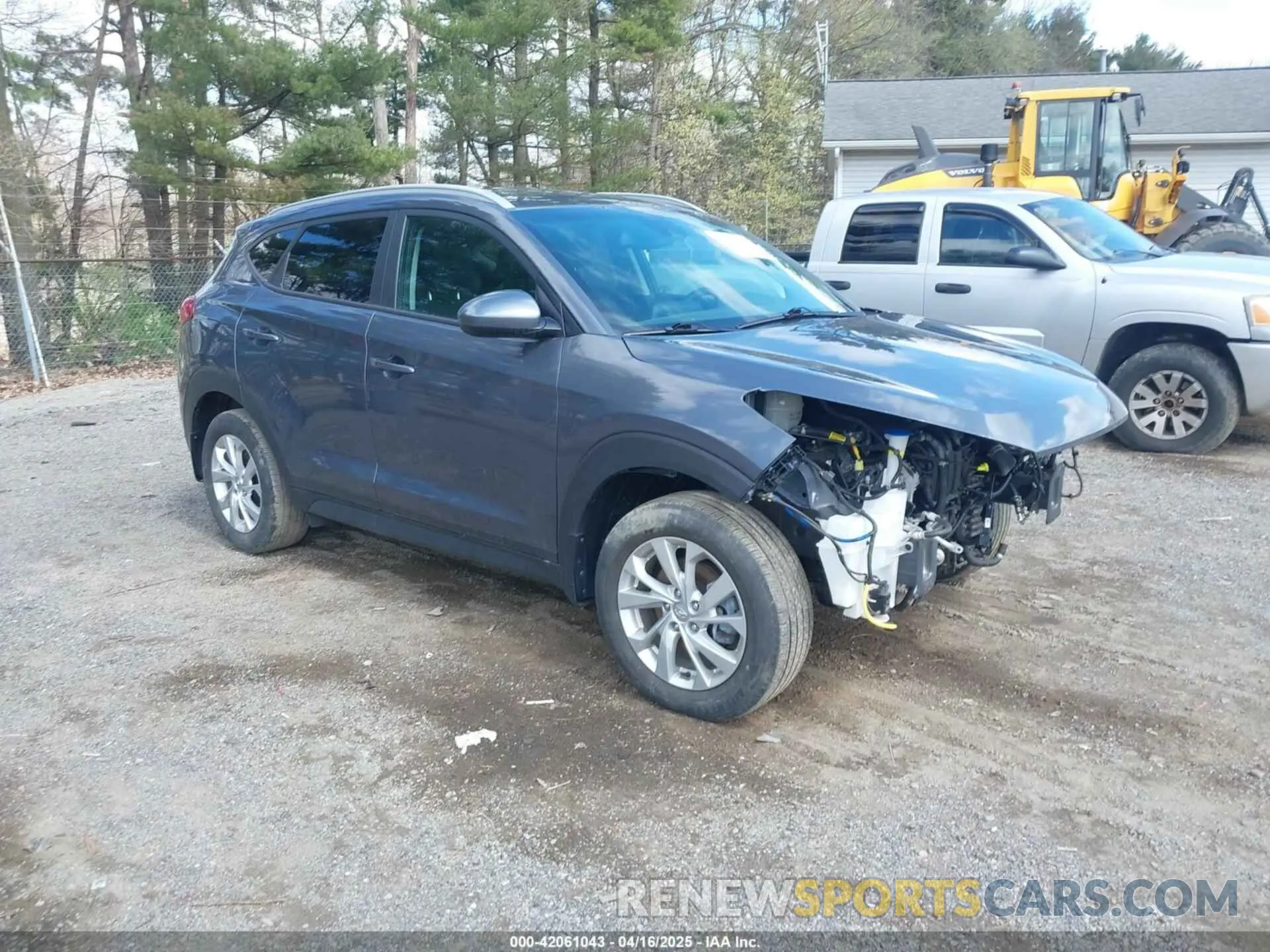 1 Photograph of a damaged car KM8J3CA48MU286818 HYUNDAI TUCSON 2021