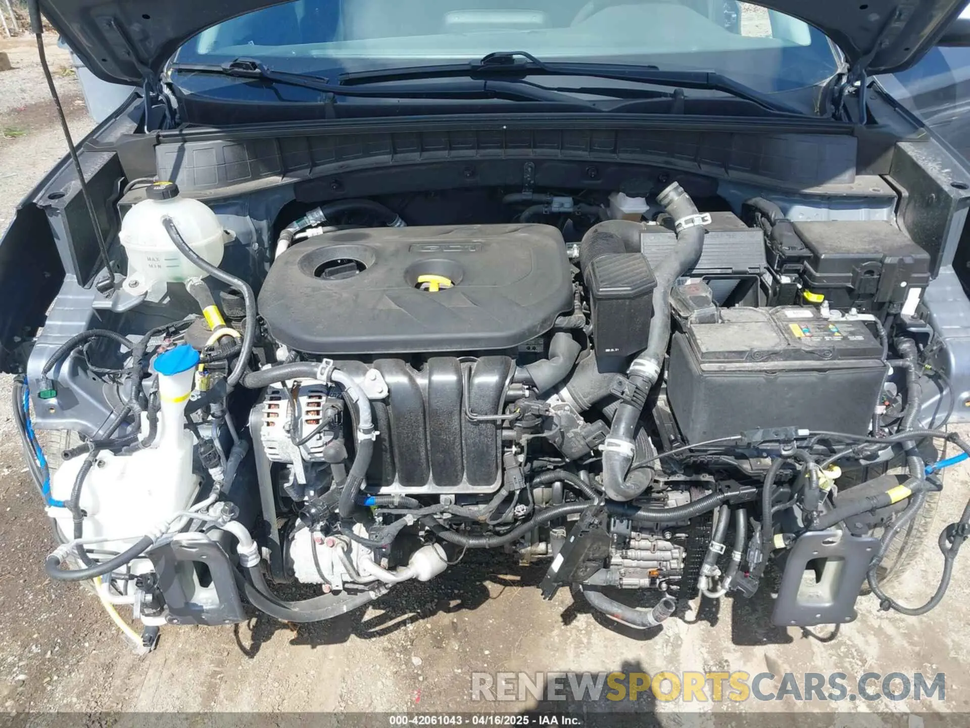 10 Photograph of a damaged car KM8J3CA48MU286818 HYUNDAI TUCSON 2021