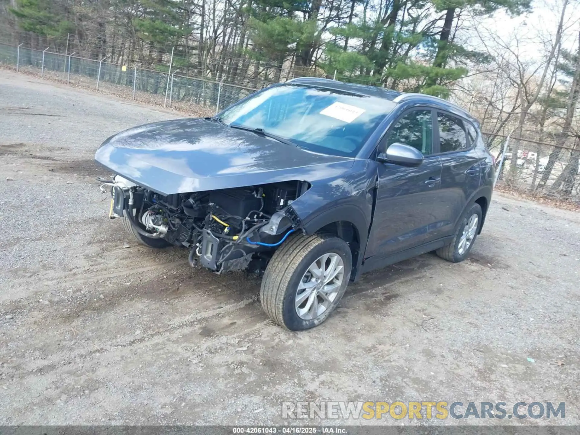 2 Photograph of a damaged car KM8J3CA48MU286818 HYUNDAI TUCSON 2021