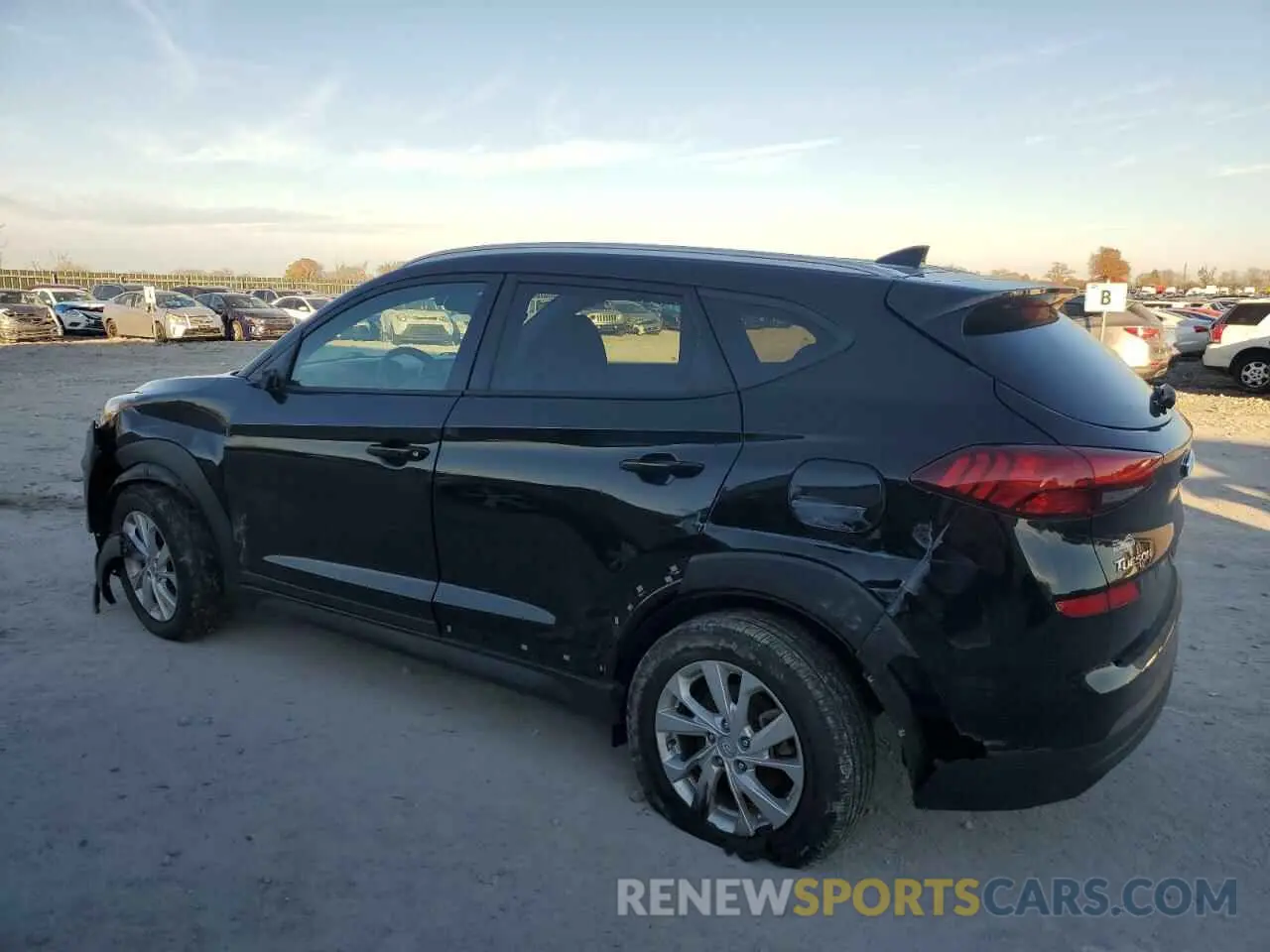 2 Photograph of a damaged car KM8J3CA48MU299682 HYUNDAI TUCSON 2021