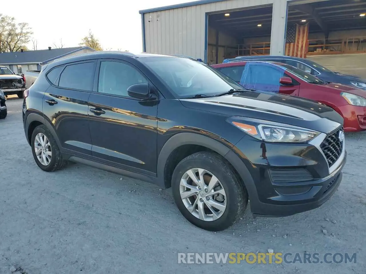 4 Photograph of a damaged car KM8J3CA48MU299682 HYUNDAI TUCSON 2021