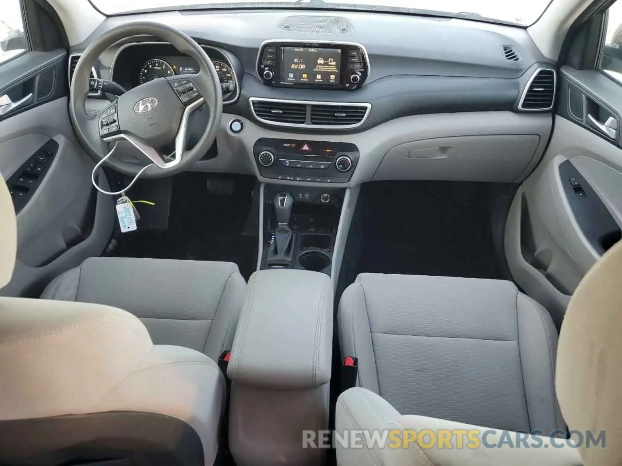 8 Photograph of a damaged car KM8J3CA48MU299682 HYUNDAI TUCSON 2021