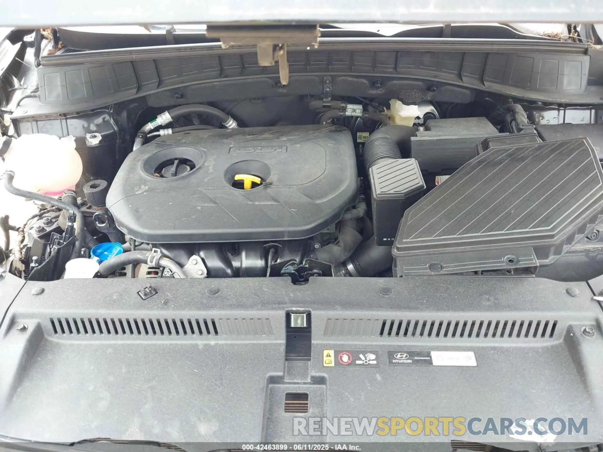 10 Photograph of a damaged car KM8J3CA48MU372002 HYUNDAI TUCSON 2021