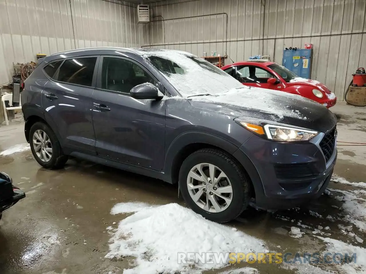 4 Photograph of a damaged car KM8J3CA48MU390502 HYUNDAI TUCSON 2021
