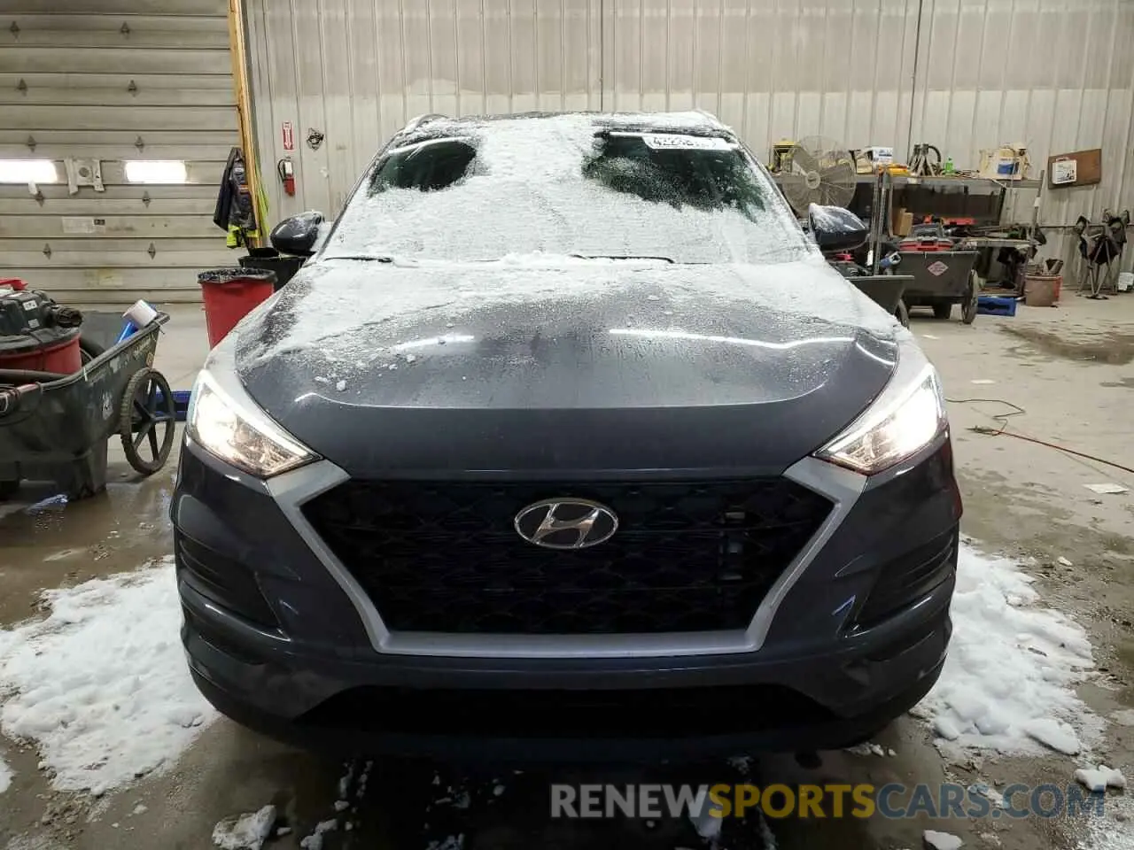 5 Photograph of a damaged car KM8J3CA48MU390502 HYUNDAI TUCSON 2021