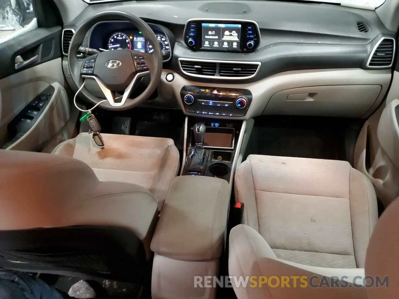 8 Photograph of a damaged car KM8J3CA48MU390502 HYUNDAI TUCSON 2021