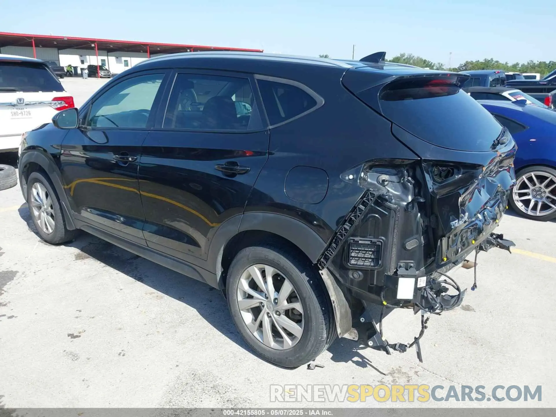 3 Photograph of a damaged car KM8J3CA49MU353474 HYUNDAI TUCSON 2021